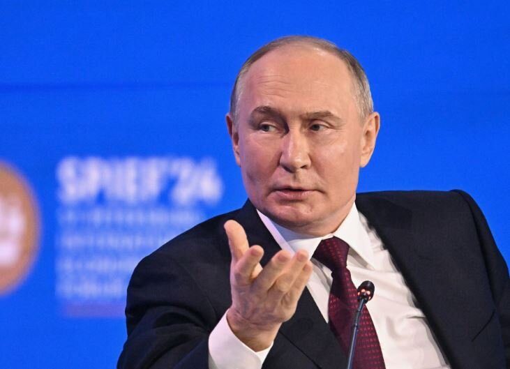 Путин на ПМЭФ-24 (иллюстрация из открытых источников)