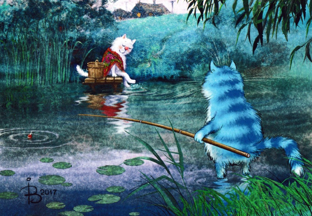 очаровательные коты Рины Зенюк