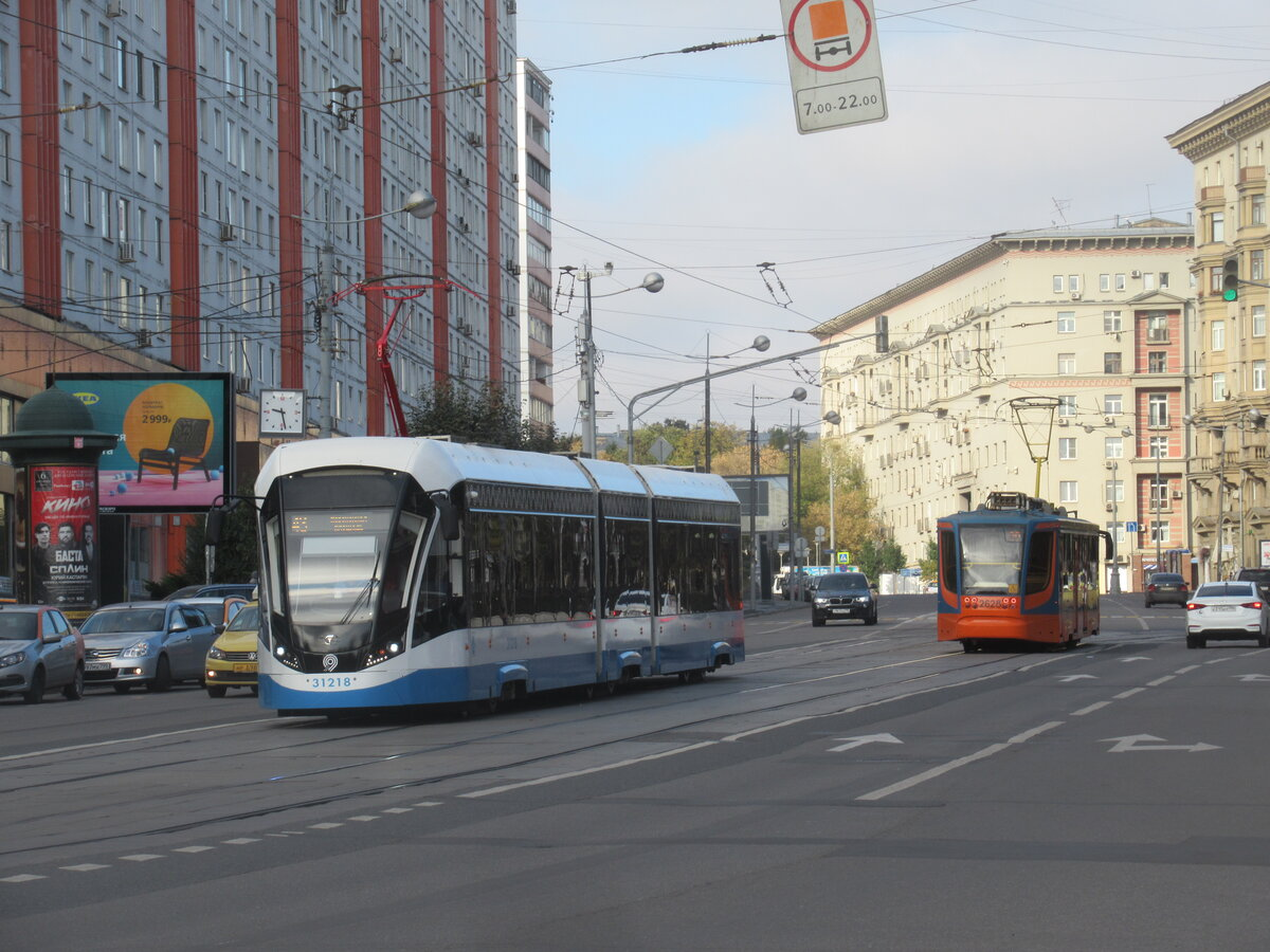 Трамвайный вагон модели 71-931М "Витязь‑М", фото автора канала