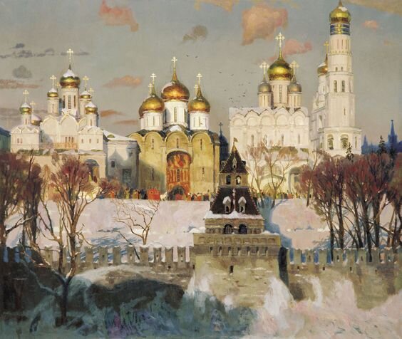 Максим Никифорович Воробьёв (1787–1855). Вид Московского Кремля со стороны Устьинского моста
