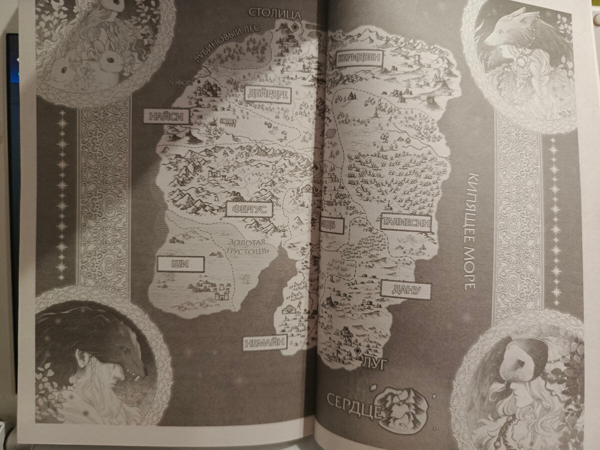 Карта мира "Рубинового леса".