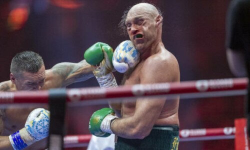 Boxing boy