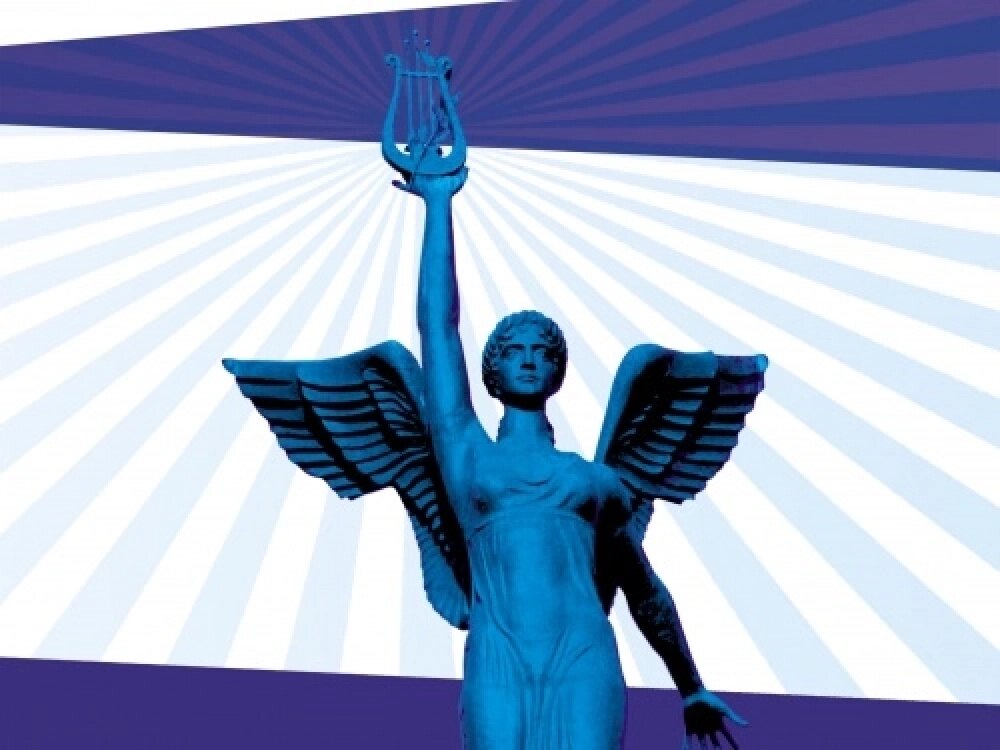    Эмблема фестиваля. Крылатый ангел. Фото: Омский Дом актёра