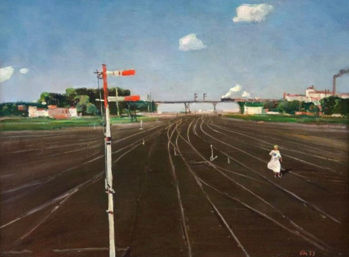 Георгий Нисский. «На путях. Весна. Май». 1933