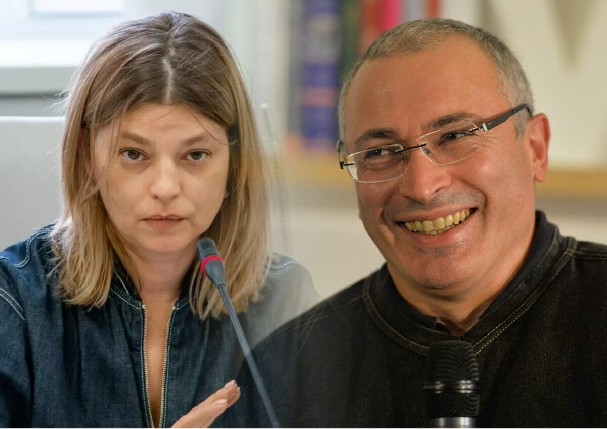 Елена Пензина (не иноагент) и Михаил Ходорковский (иноагент)