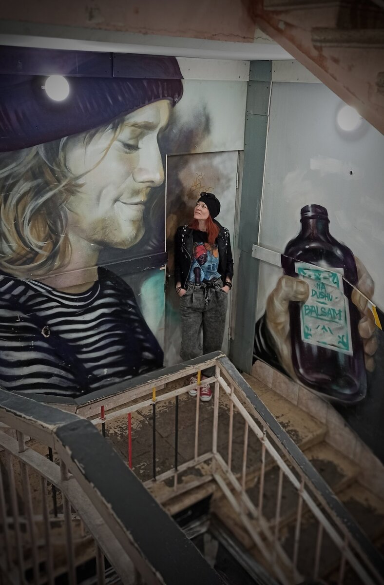 Лестница в Лофт Елисеевых. Фото автора.