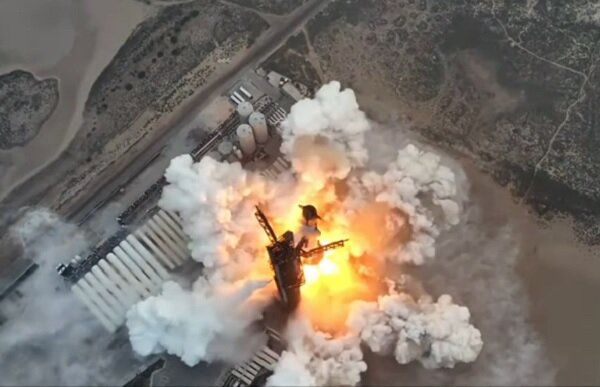 Запуск SpaceX Starship IFT-4