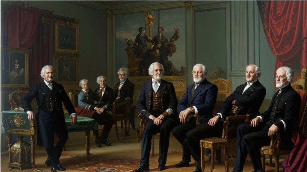 Изображение сгенерировано ИИ; Цитаты французских президентов