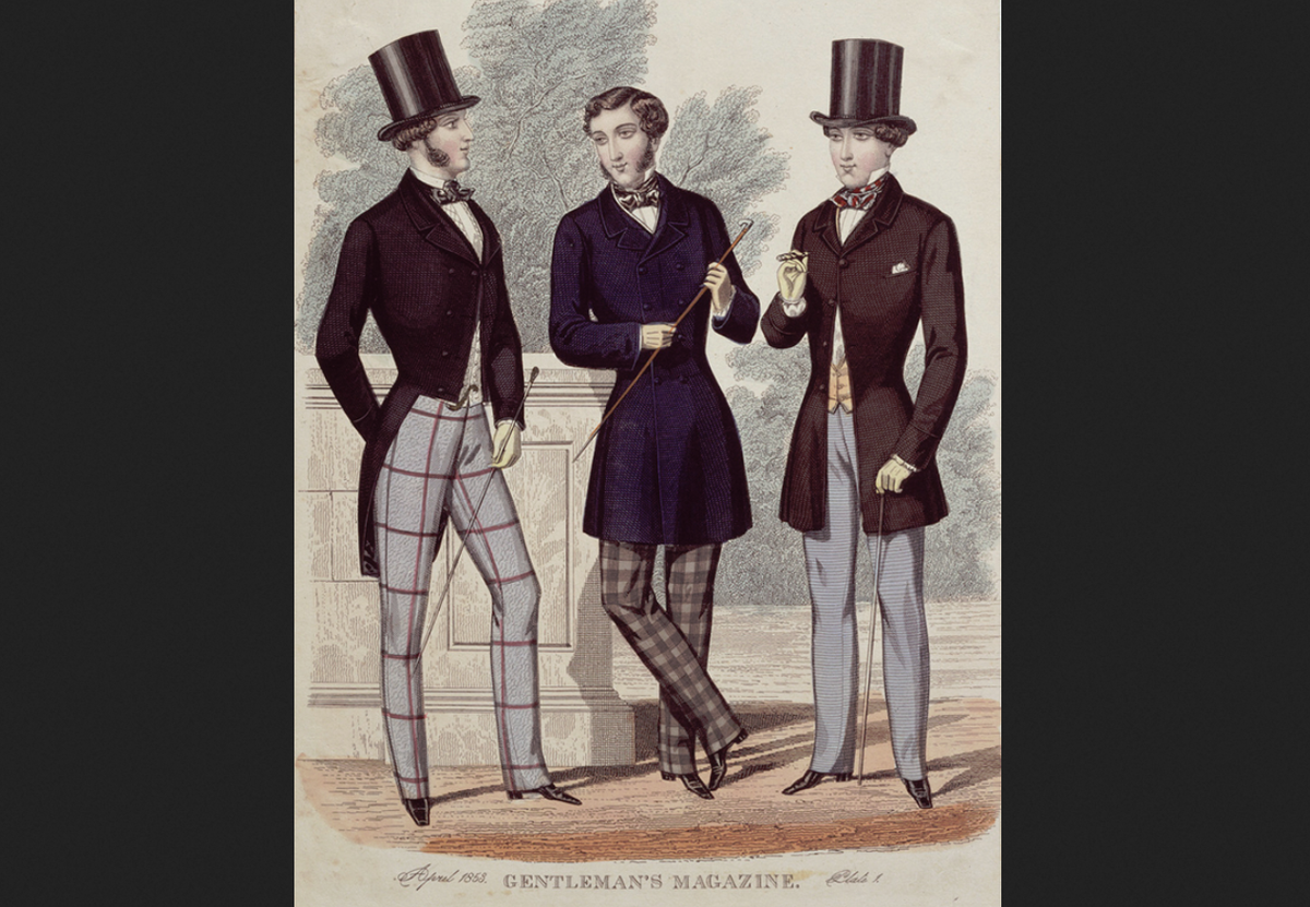 Одна из картинок из Gentlemen's Magazine, 1853 год.