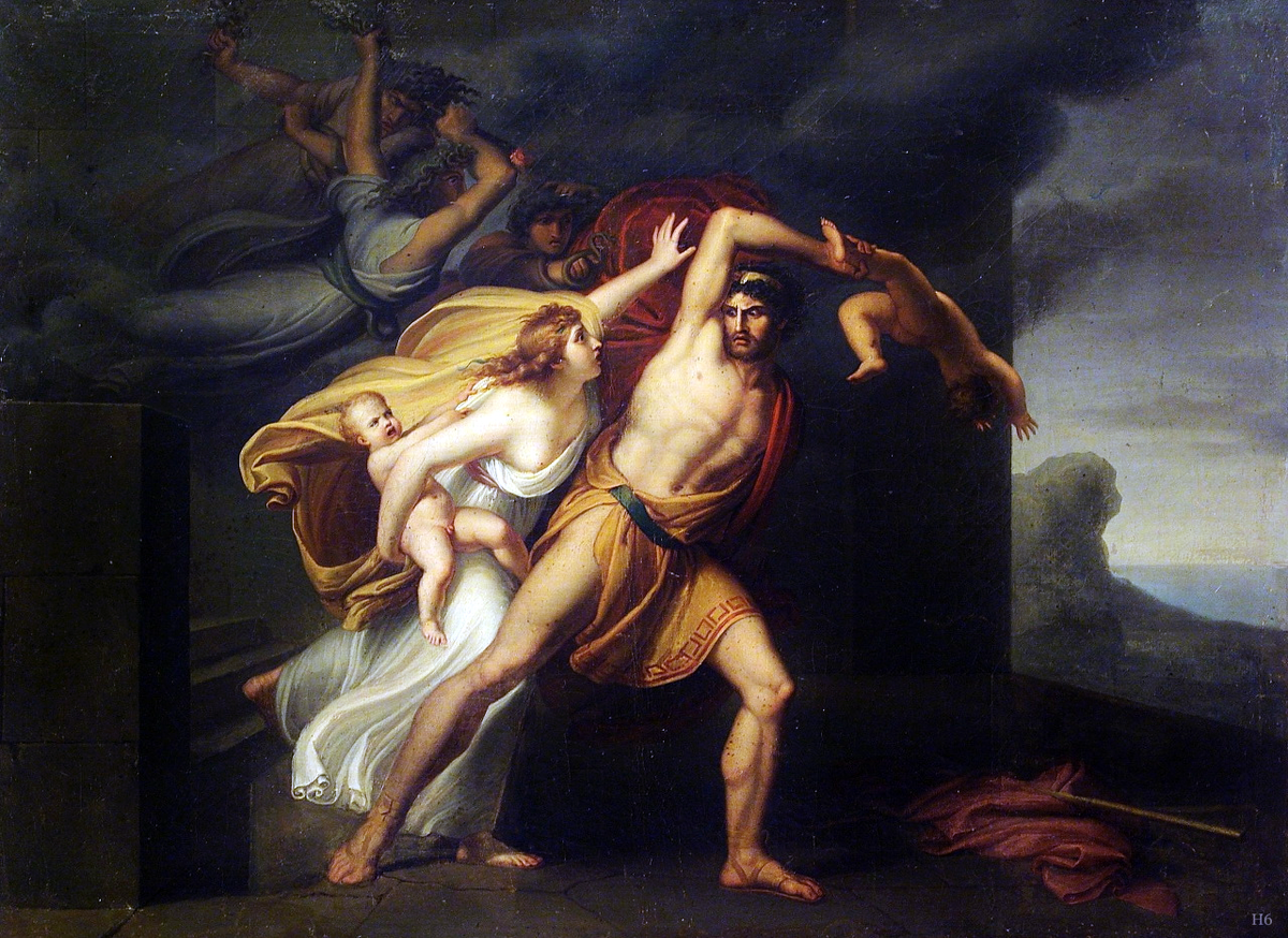  Арканджело Микеле Мильярини. Афамант убивает сына, 1801. Академия Святого Луки, Рим, Италия
