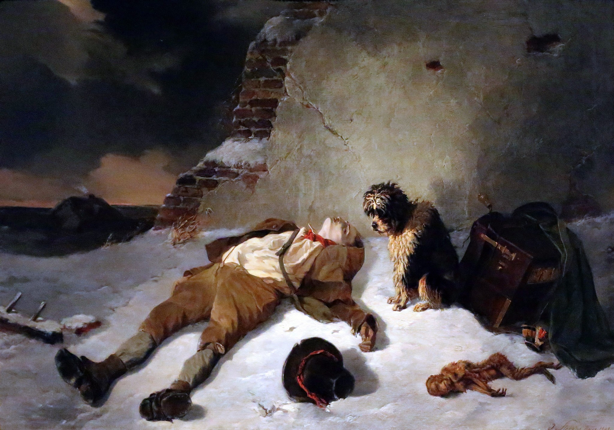 Джозеф Стивенс. "Совсем один". 1848