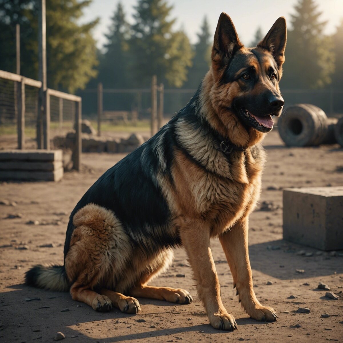 На тренировке