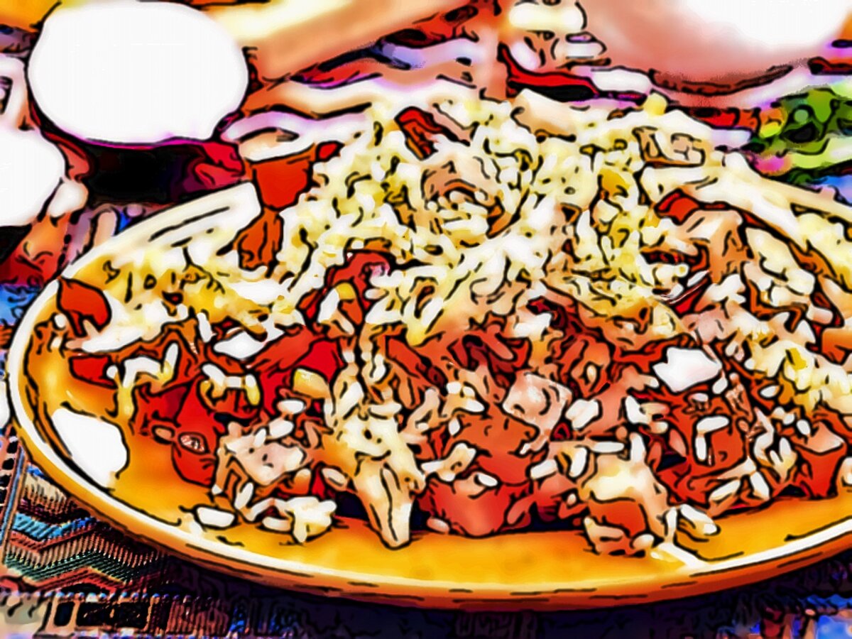 Ямбалайя (рис с курицей по-креольски)