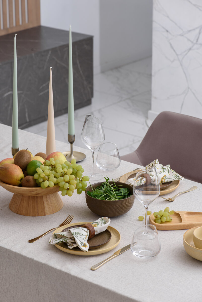 Сервировка стола Уютности