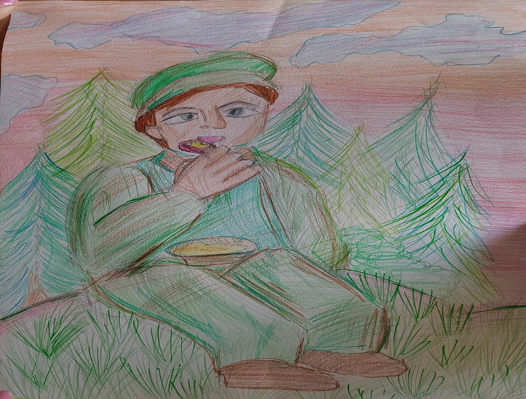 Рис. Ковальчук Марии Викторовны, 12 лет, БШ №15, г. Полоцк, 2024г.