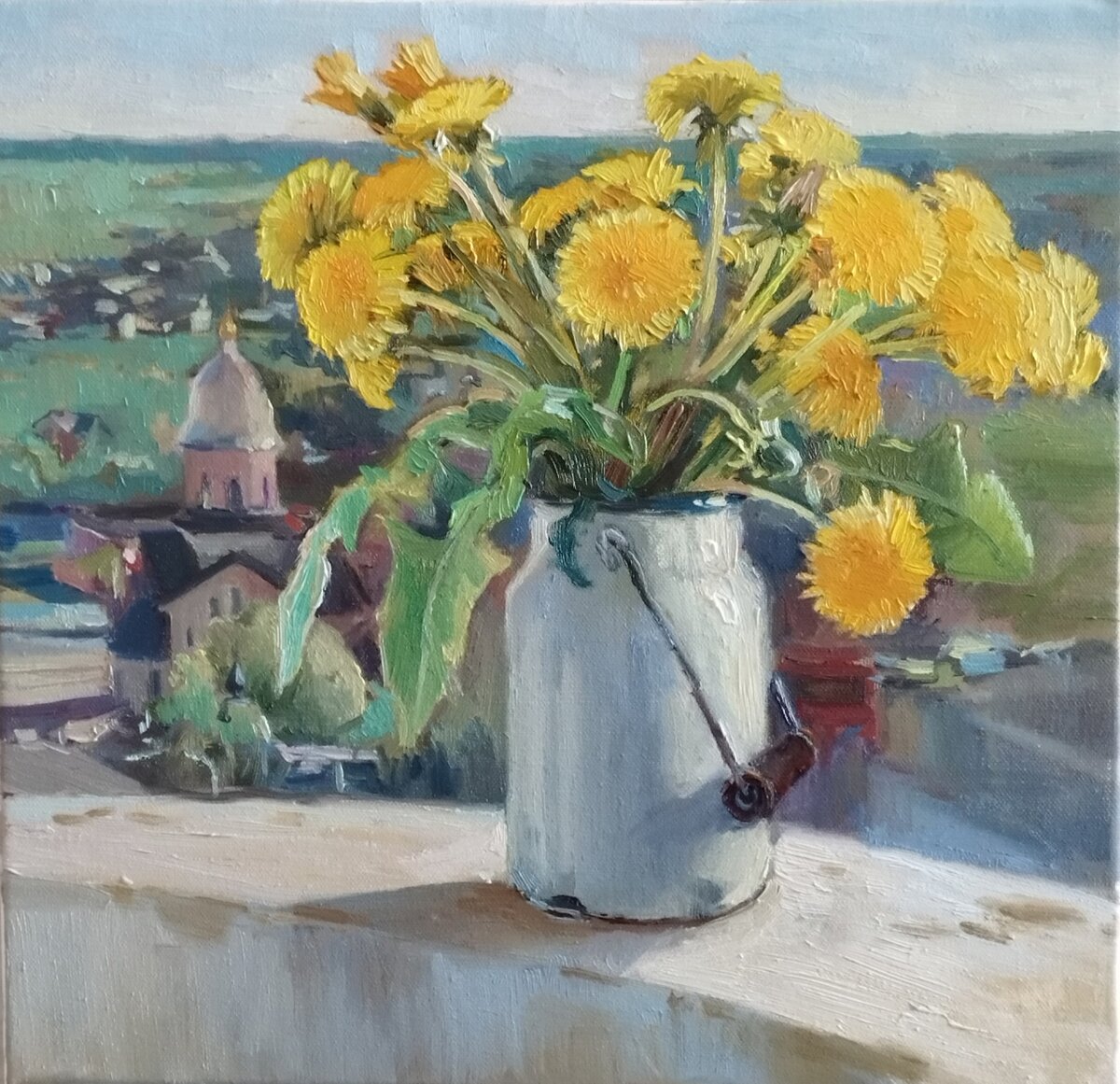 Полина Полтарейко, холст, масло 30х30