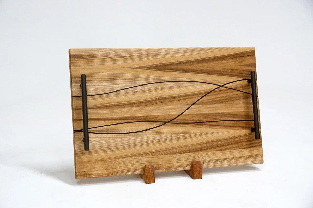 Поднос для завтрака, выполнен из Ясеня