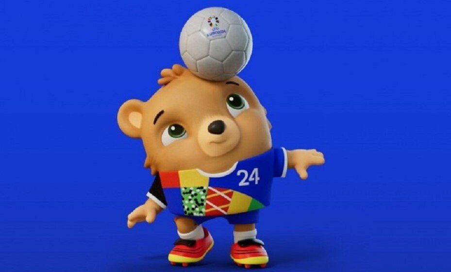    Медвежонок Альберт стал маскотом чемпионата Европы-2024. Фото: УЕФА