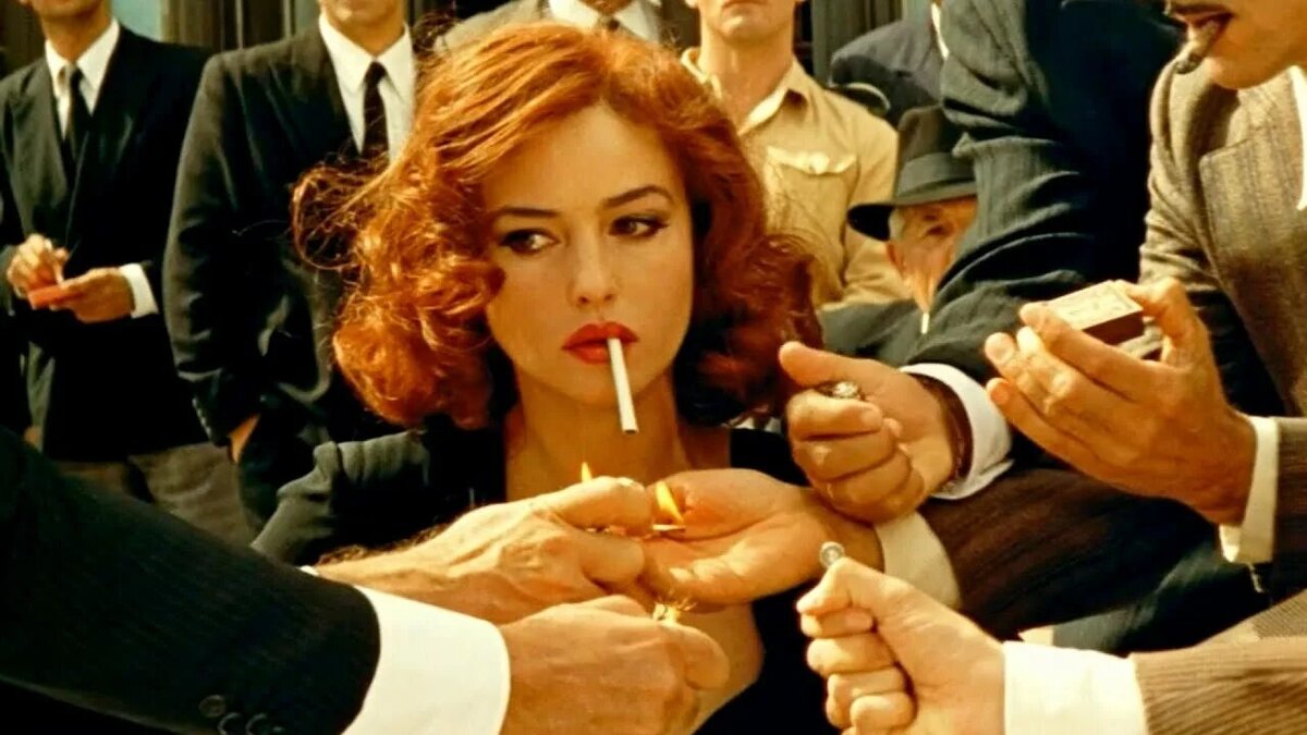 Кадр из фильма "Малена", фото взято с Яндекс картинки, в свободном доступе 