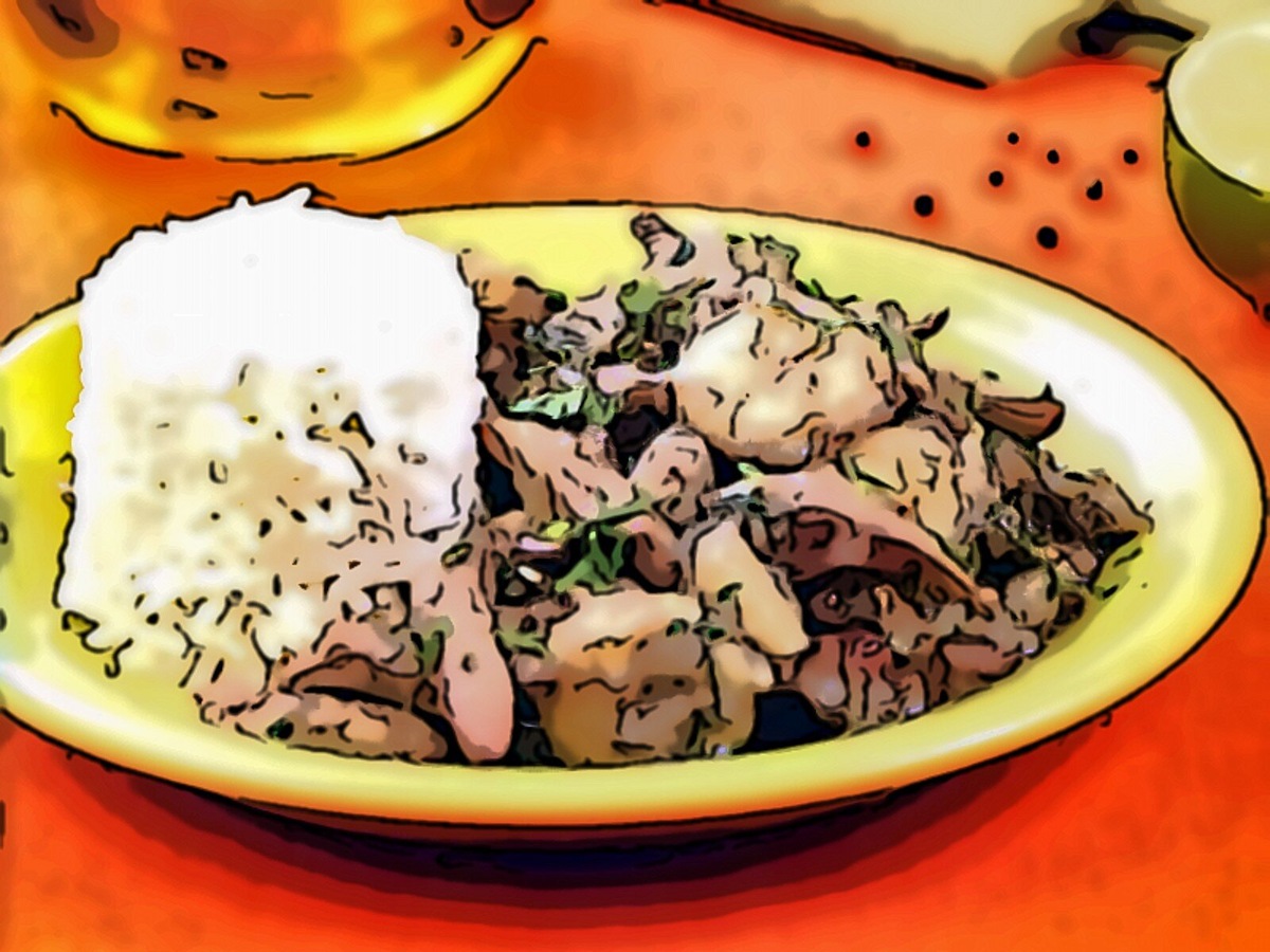 Телячья печень по-бразильски