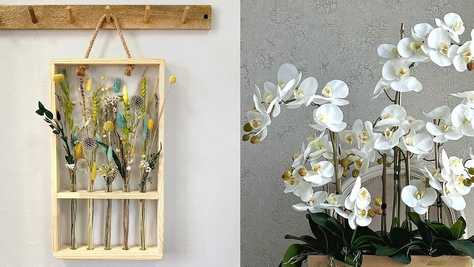 Соцсети мастерской fluffy.bloom (слева) и мастера viva_flora.ru (справа)