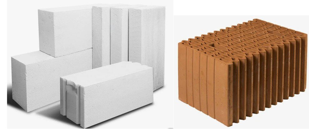 Теплоэффективные материалы – газобетон и тёплая керамика
