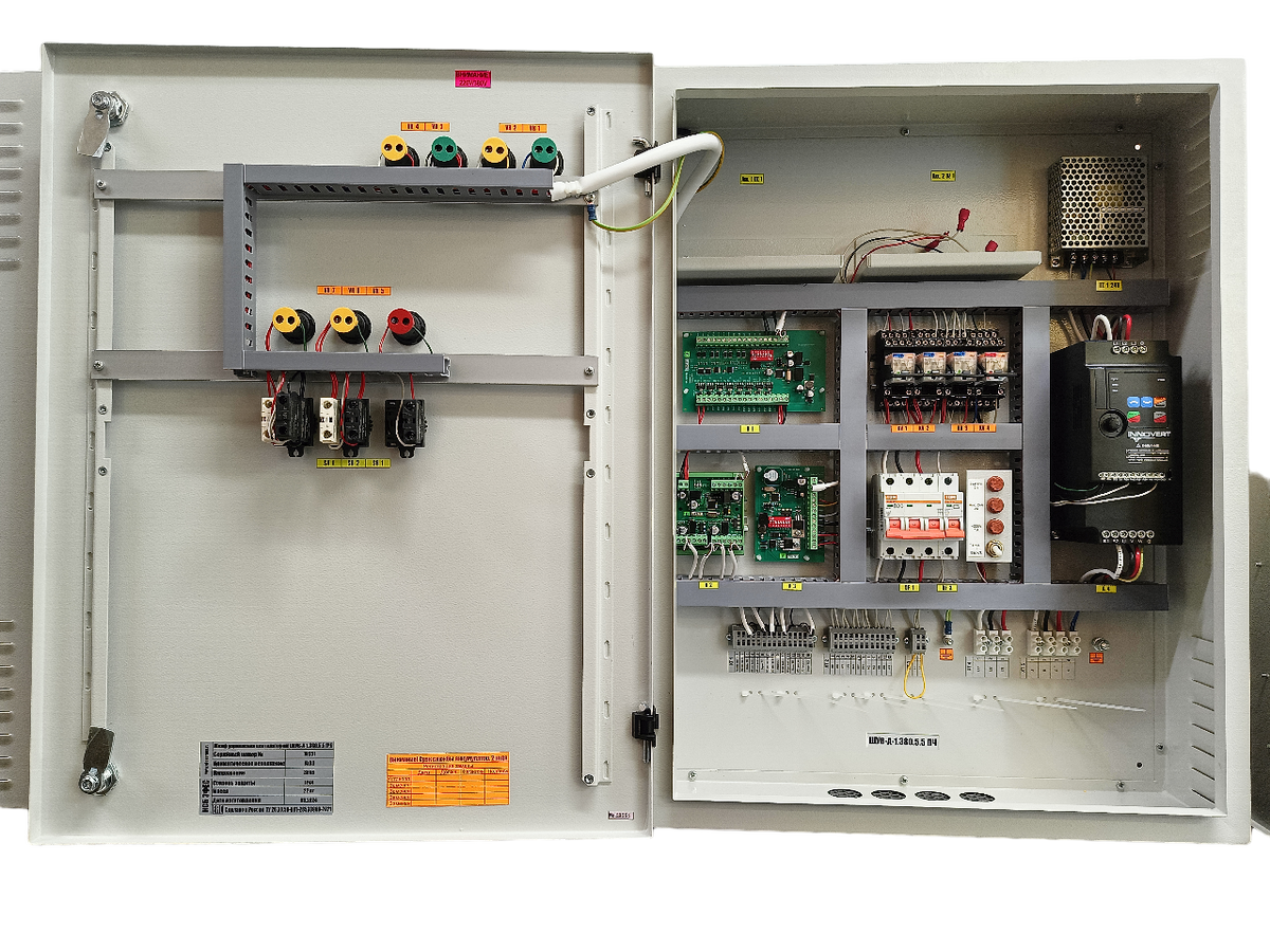 Шкаф управления вентилятором ШУВ с ПЧ