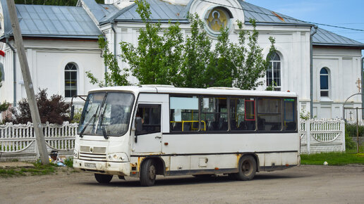 Автобус ПАЗ-320402-03 (Е 966 ХО 22). Покатушки по пригороду Барнаула.