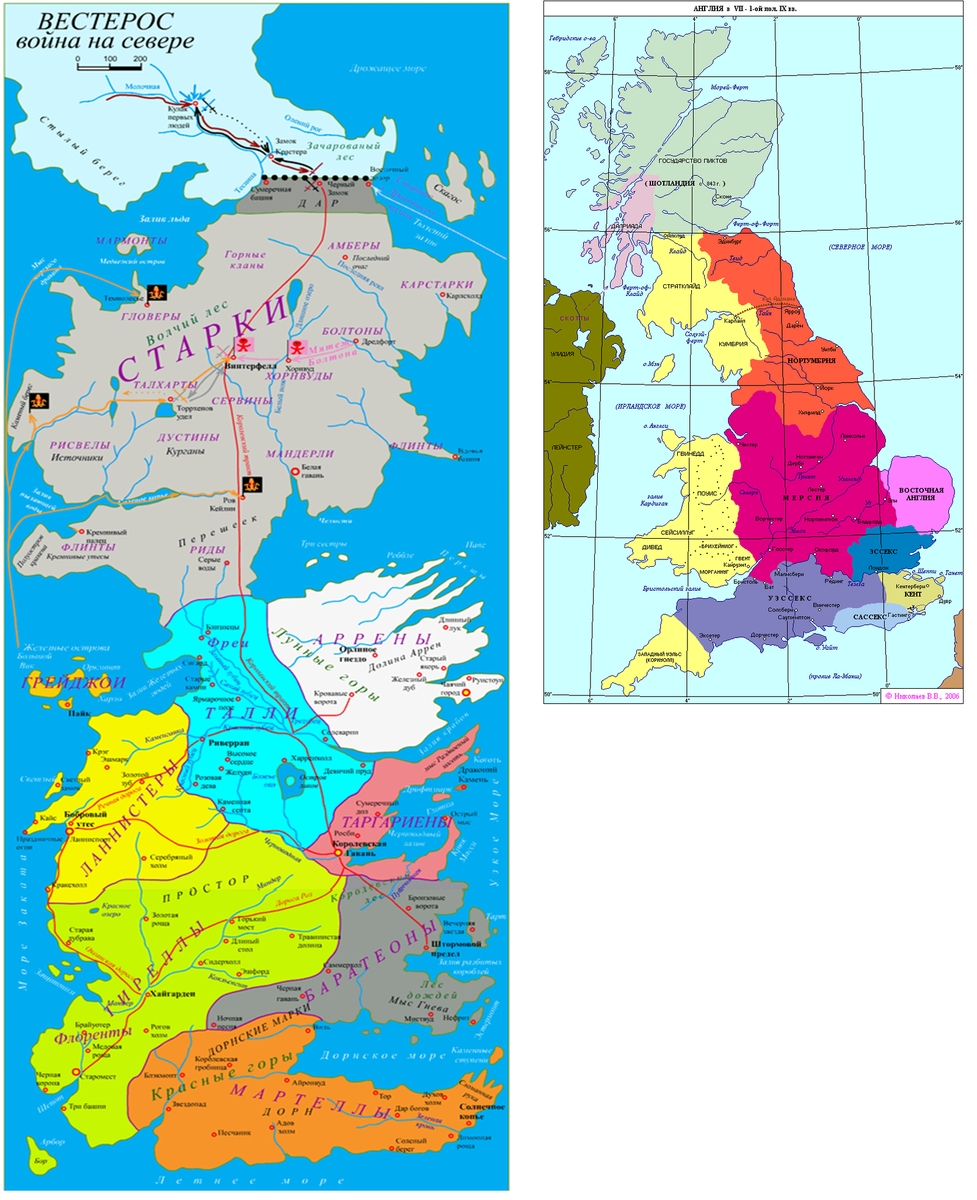 Примерно так будет выглядеть это разделение. И события будут происходить примерно такие же. Да и уровень жизни большинства населения будет на таком же уровне. 