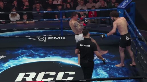 Download Video: Агрессивный К1 Денис Бурматов vs Магомед Магомедов Кикбоксинг RCC Fair Fight