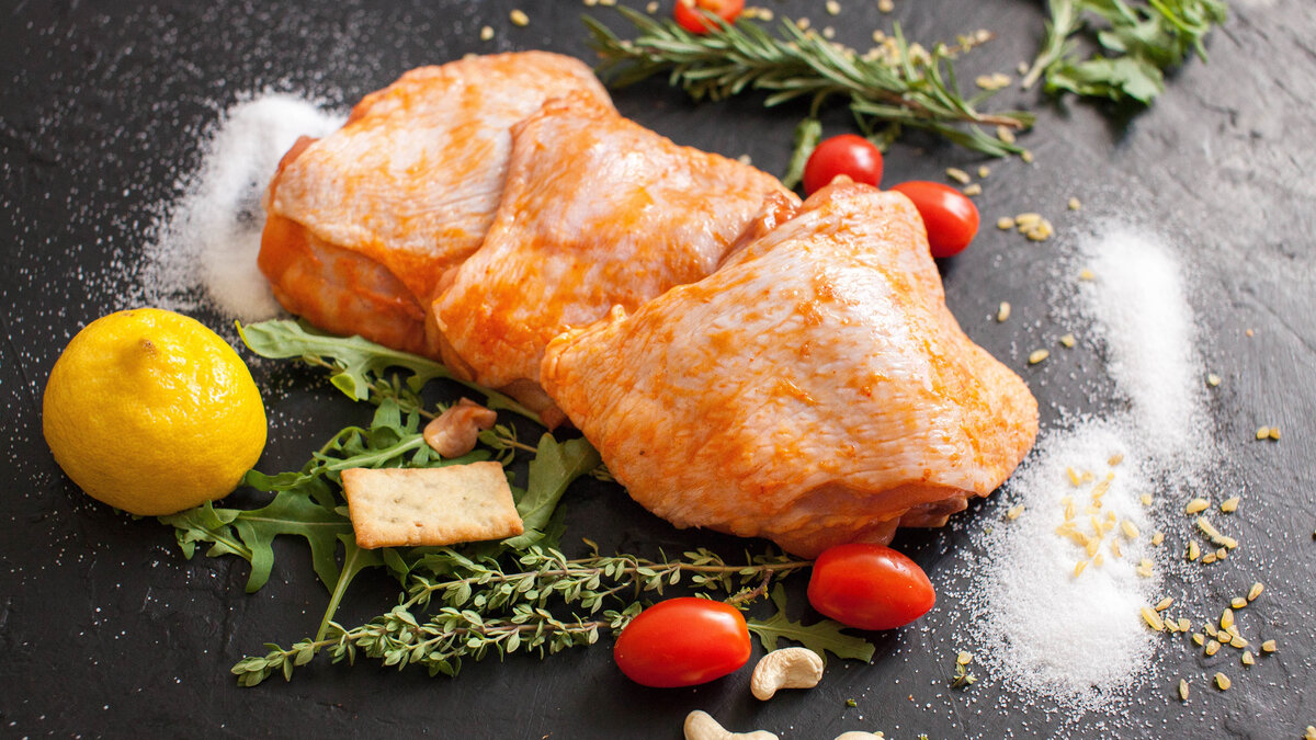 Шашлык из куриных бедрышек