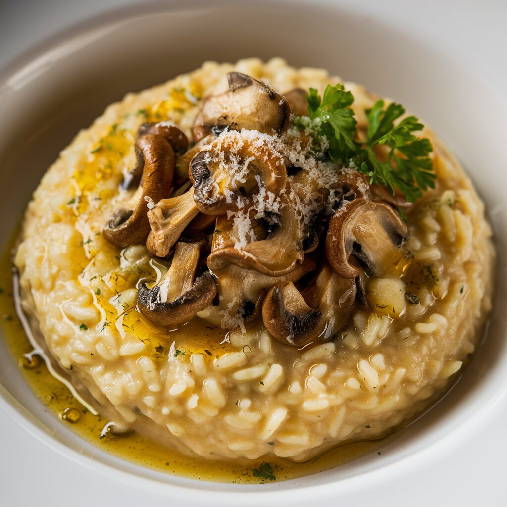 Ризотто с белыми грибами