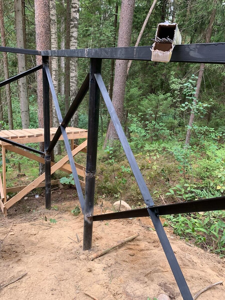 Обвязка фундамента швеллером + плюс обвязка уголком