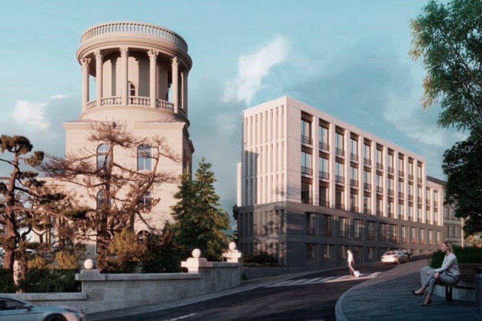    Проект будущей гостиницы, отправленный Архитектурным советом на доработку.