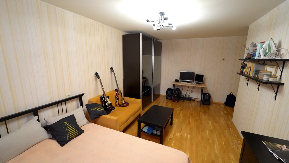 Так выглядела комната до переделки