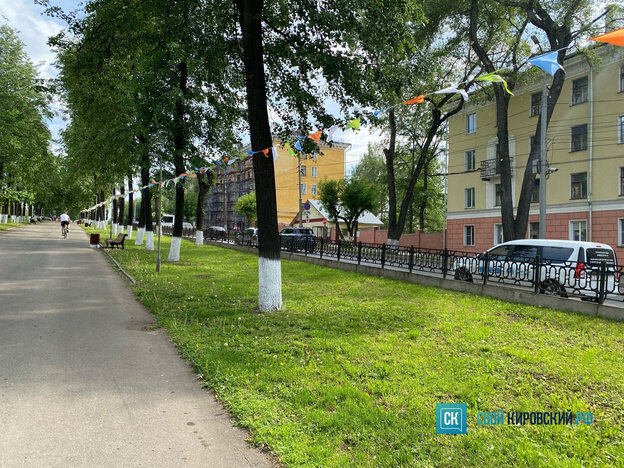    Бульвар на Октябрьском проспекте продолжают готовить к 650-летию Кирова