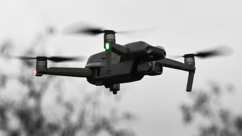     Квадрокоптер подразделения Южного военного округа во время выполнения боевых задач в зоне СВО РИА Новости Константин Михальчевский