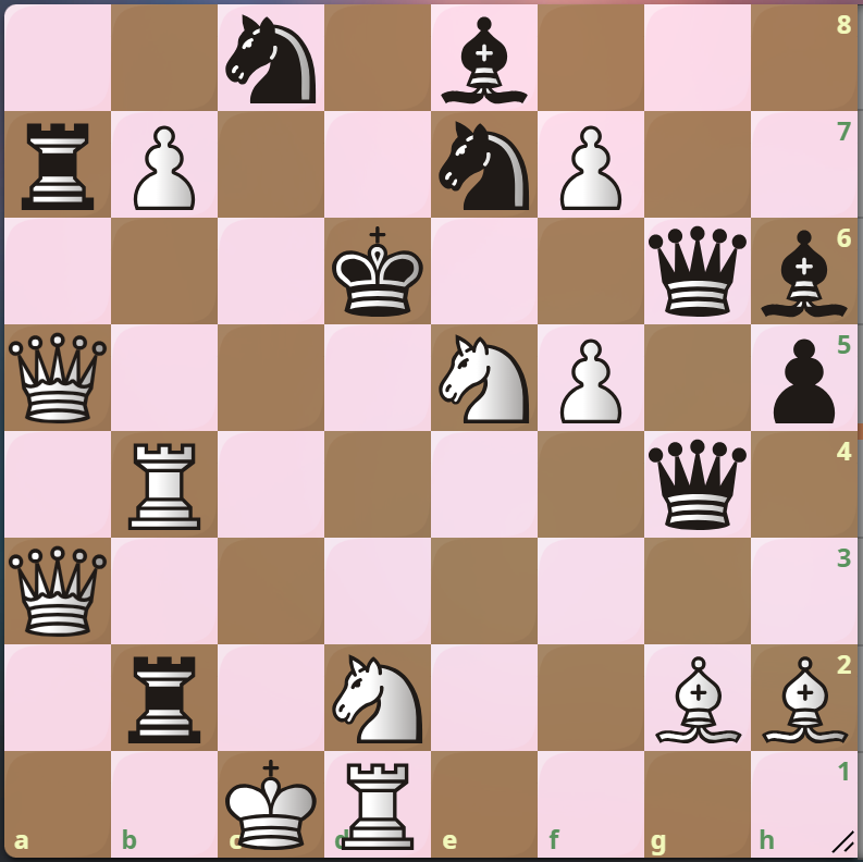 1. м1, ход белых