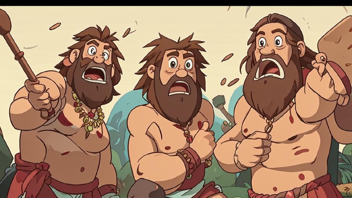 Они написали слово ДУБИНА. Они написали, а Kandinsky bot  - нет. Поэтому они люди, а бот - нет