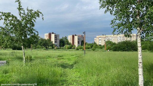 Купчинский сквер - тихий уголок на месте деревни Купчино