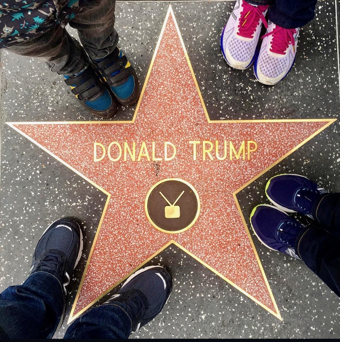 Лос-Анджелес, Калифорния. Аллея звезд. Декабрь 2016