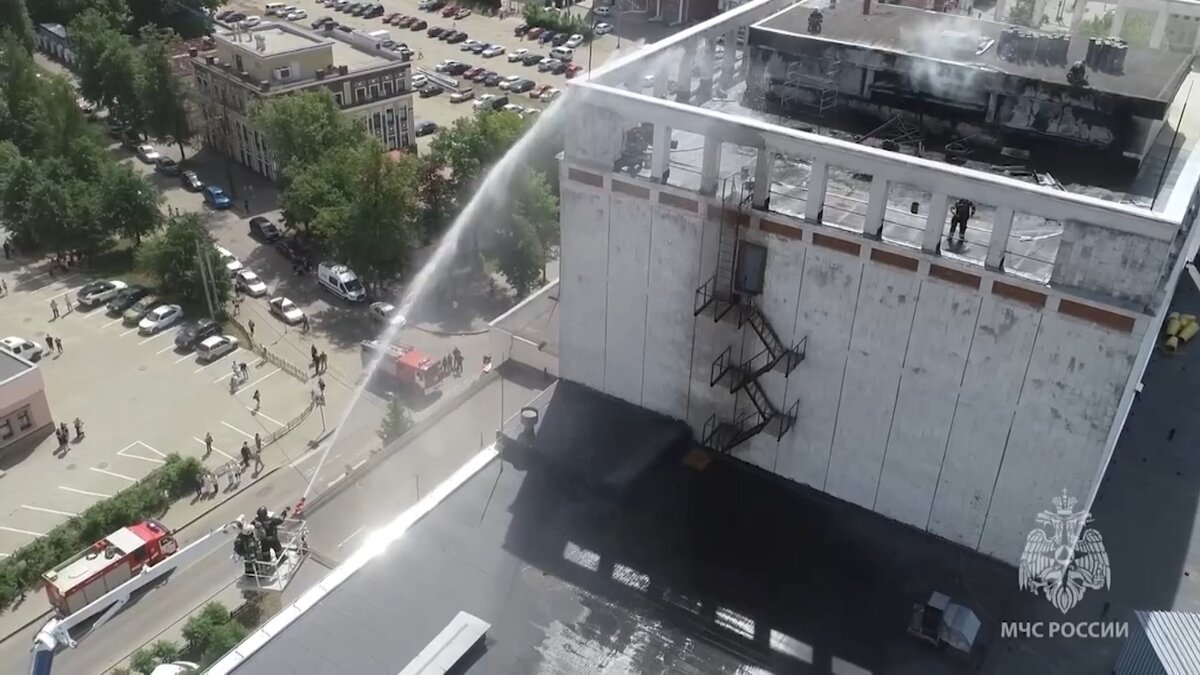    Горела крыша дворца искусств. Как обстоят дела сейчас