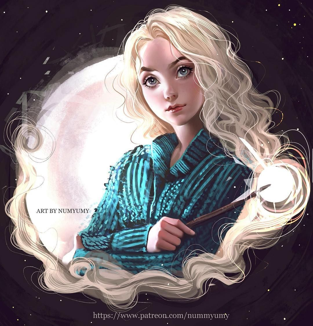 Фанарт с Луной Лавгуд