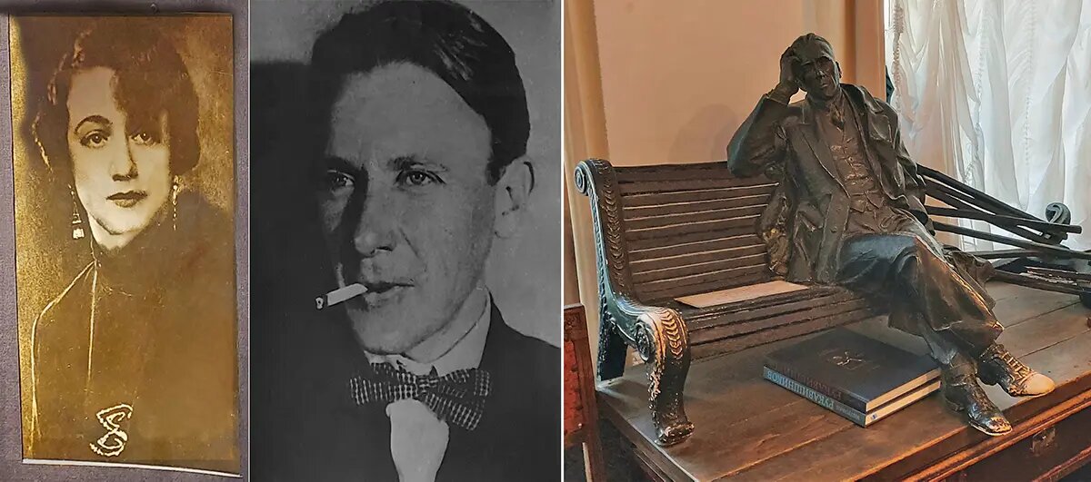 Михаил Булгаков с женой Еленой Сергеевной. Музей «Булгаковский Дом». Дата съёмки: 13.03.2024
