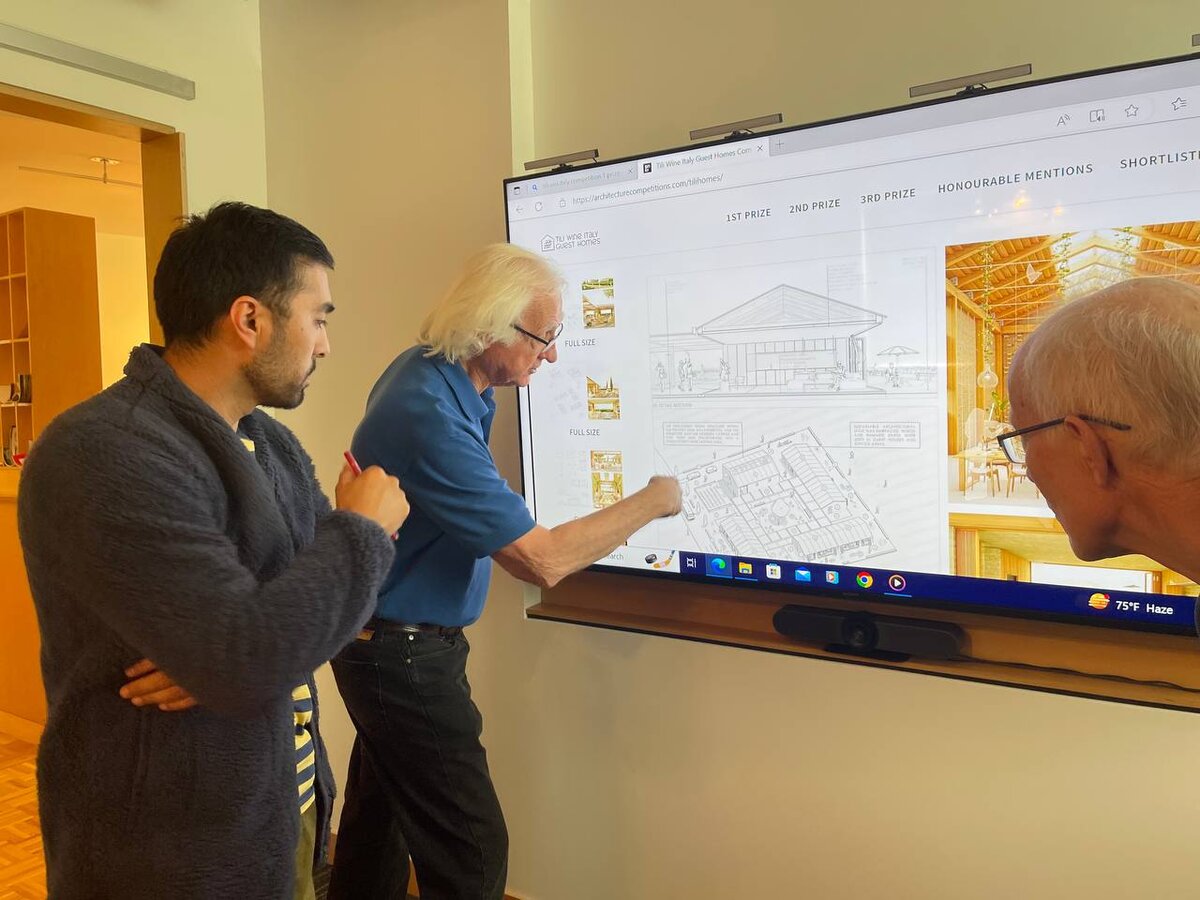 Презентация и обсуждение конкурсного проекта в Италии