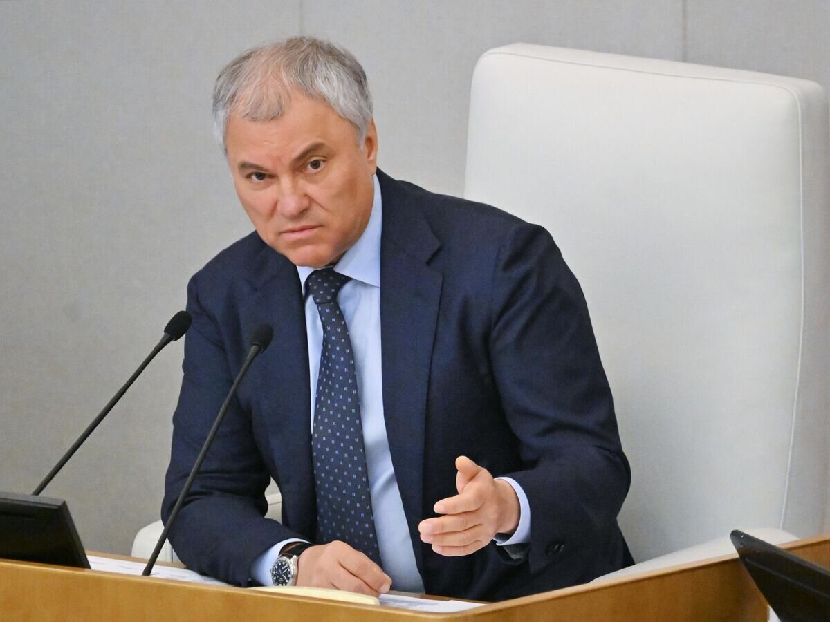    Председатель Государственной Думы РФ Вячеслав Володин© РИА Новости / Владимир Федоренко