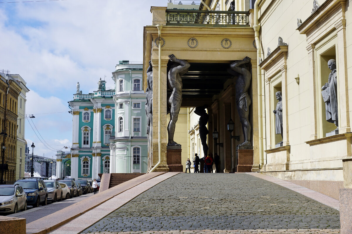 Портик Нового Эрмитажа | Петербург знакомый и незнакомый | Дзен