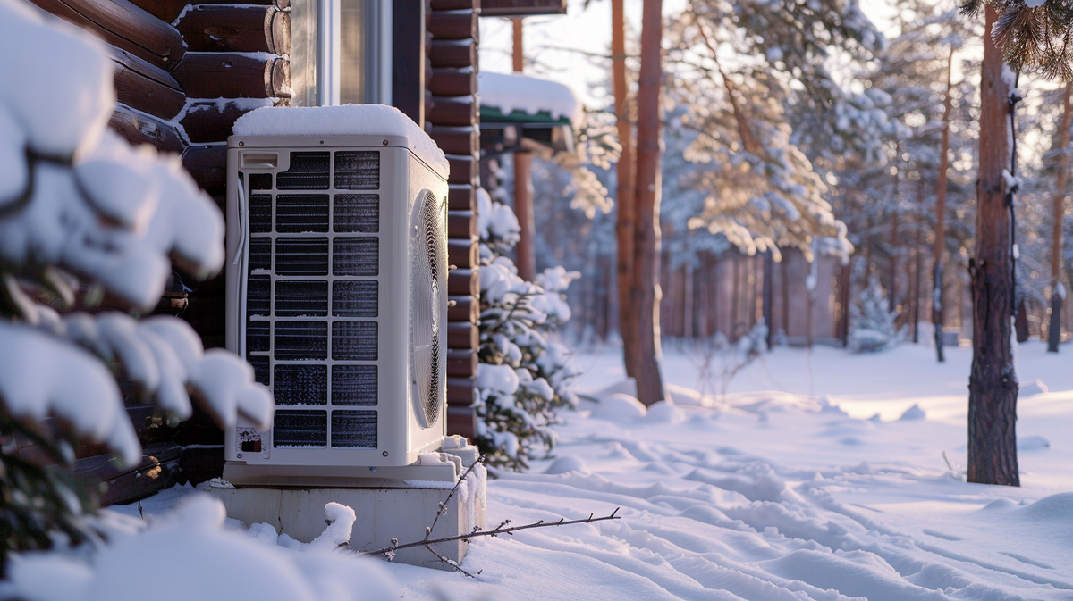 Наружный блок теплового насоса VETERO (вариант установки в малоснежных регионах)