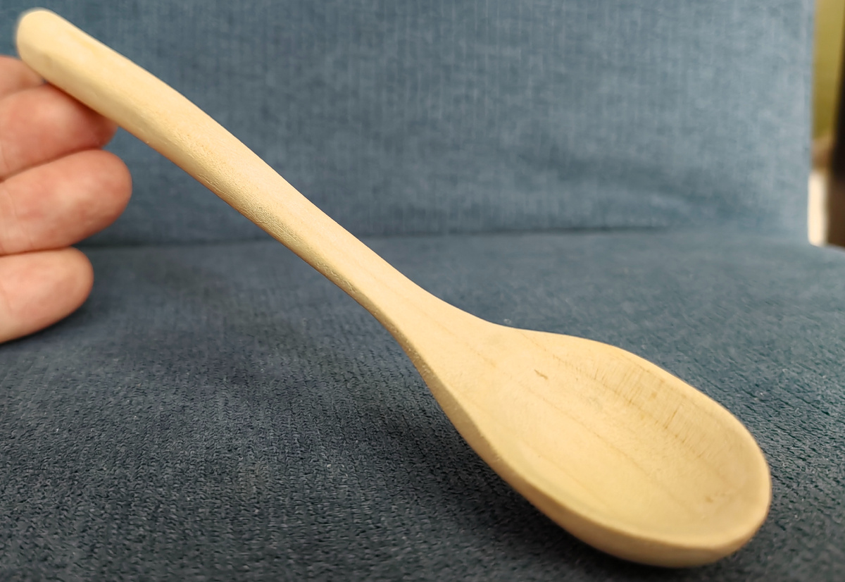 Детская ложка из черёмухи. 