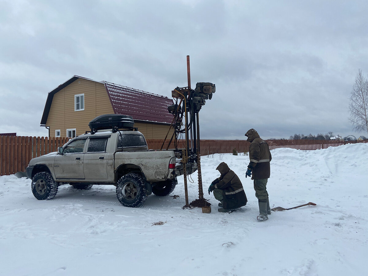 Проводим геологические изыскания в зимний период